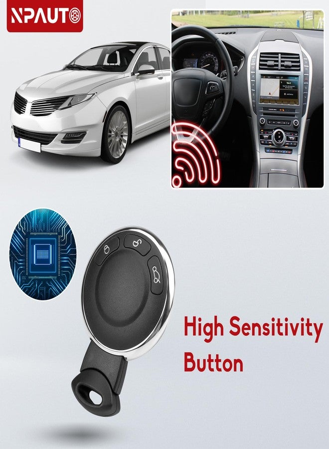 NPAUTO مفتاح بديل من NPAUTO يناسب سيارات ميني كوبر 2007 2008 2009 2010 2011 2012 2013 2014 - مفاتيح تحكم عن بعد للدخول بدون مفتاح (KR55WK49333، 3 أزرار، 315 ميجاهرتز) - Image 5